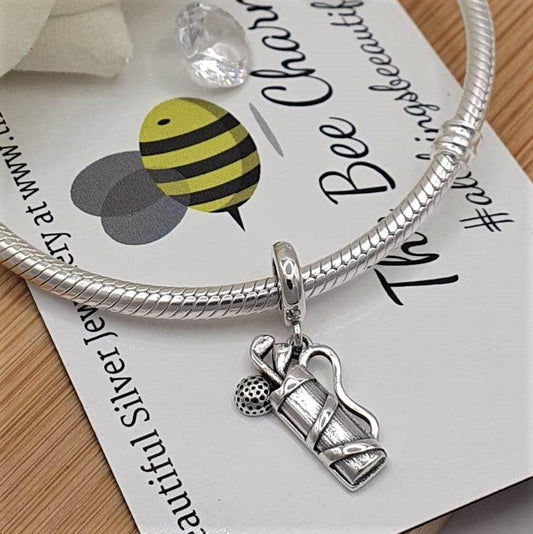 Love To Golf Charm - The Bee Charm