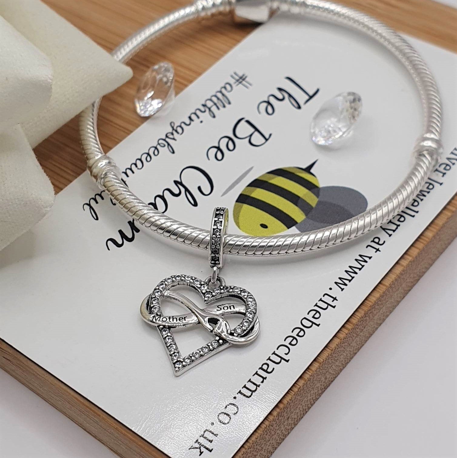 Mother & Son Love Charm - The Bee Charm