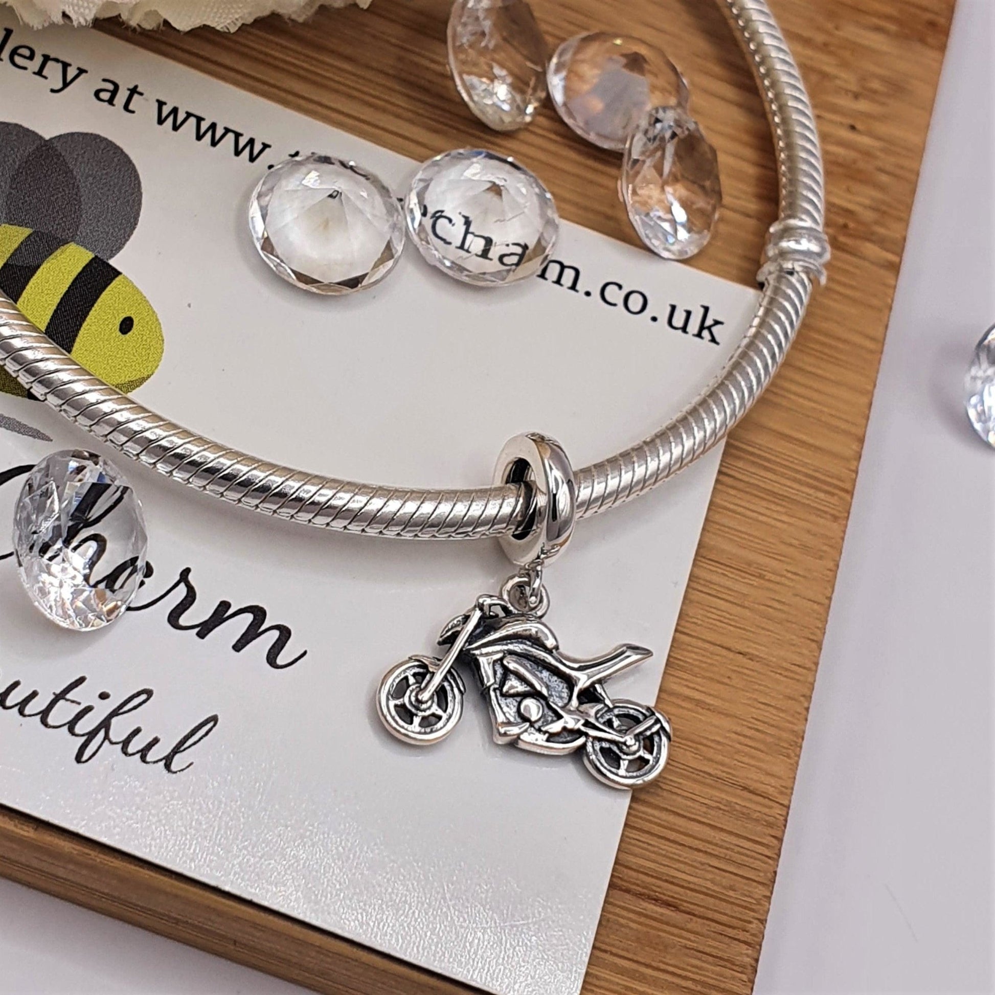 Motorbike Charm - The Bee Charm