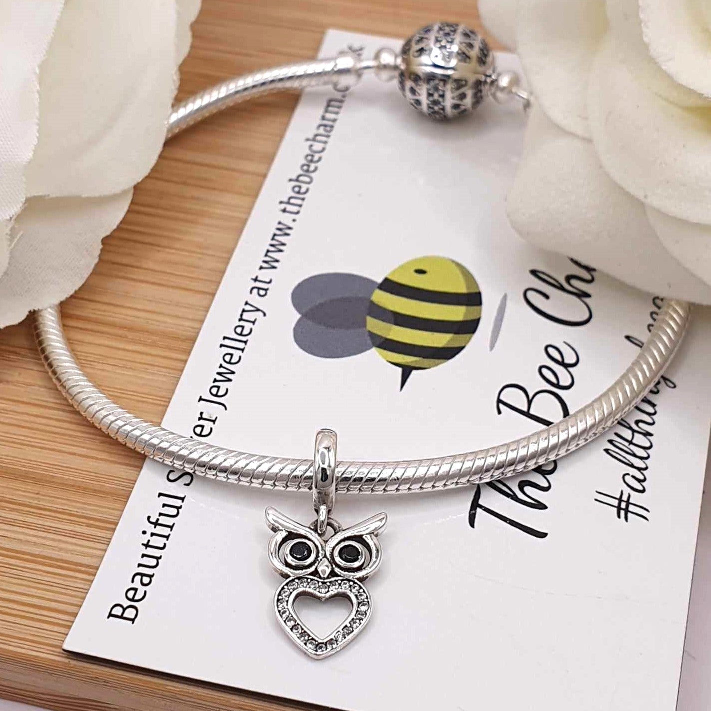 Wise Owl Charm - The Bee Charm