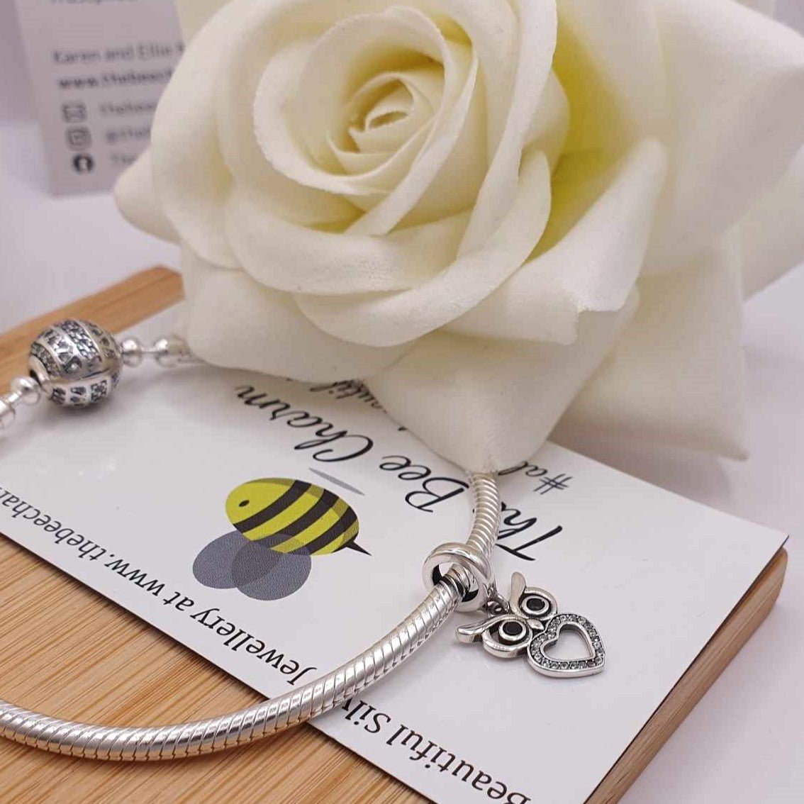 Wise Owl Charm - The Bee Charm